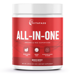 All - In/One Greens & Red SuperFood + Immune 270g Mixed Berry w/Natural Flavo
