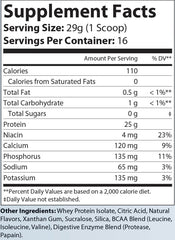 1lb Whey Armor Isolate Protein Berry