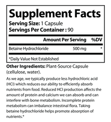 Betaine HCL Plus