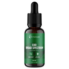 CBD Broad Spectrum (in Hemp Oil) – 250mg (1oz Tincture)