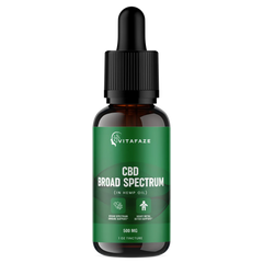 CBD Broad Spectrum (in Hemp Oil) – 500mg (1oz Tincture)