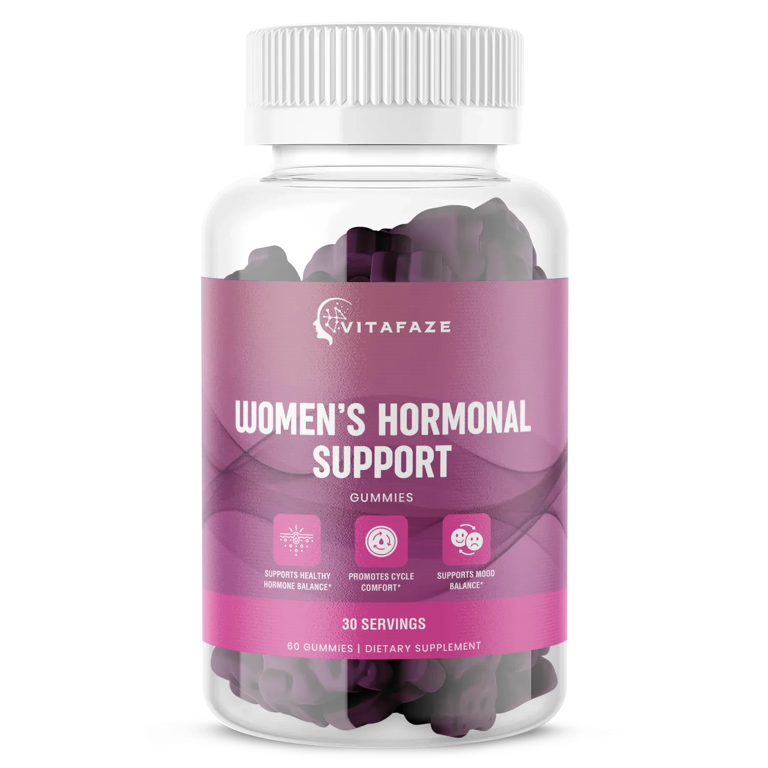 Premium Women's Hormonal Support Gummies - VitaFazePremium Women's Hormonal Support Gummies