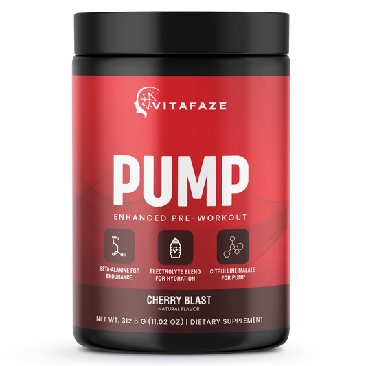 Pump Non - Stim Pre - Workout Cherry Blast 312g w/ Natural Flavo