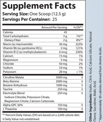 Non - Stim Pump Pre - Workout: Pineapple 312.5g w/ Natural Flavor