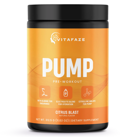 Pump Pre - Workout Citrus Blast 312g w/ Natural Flavor