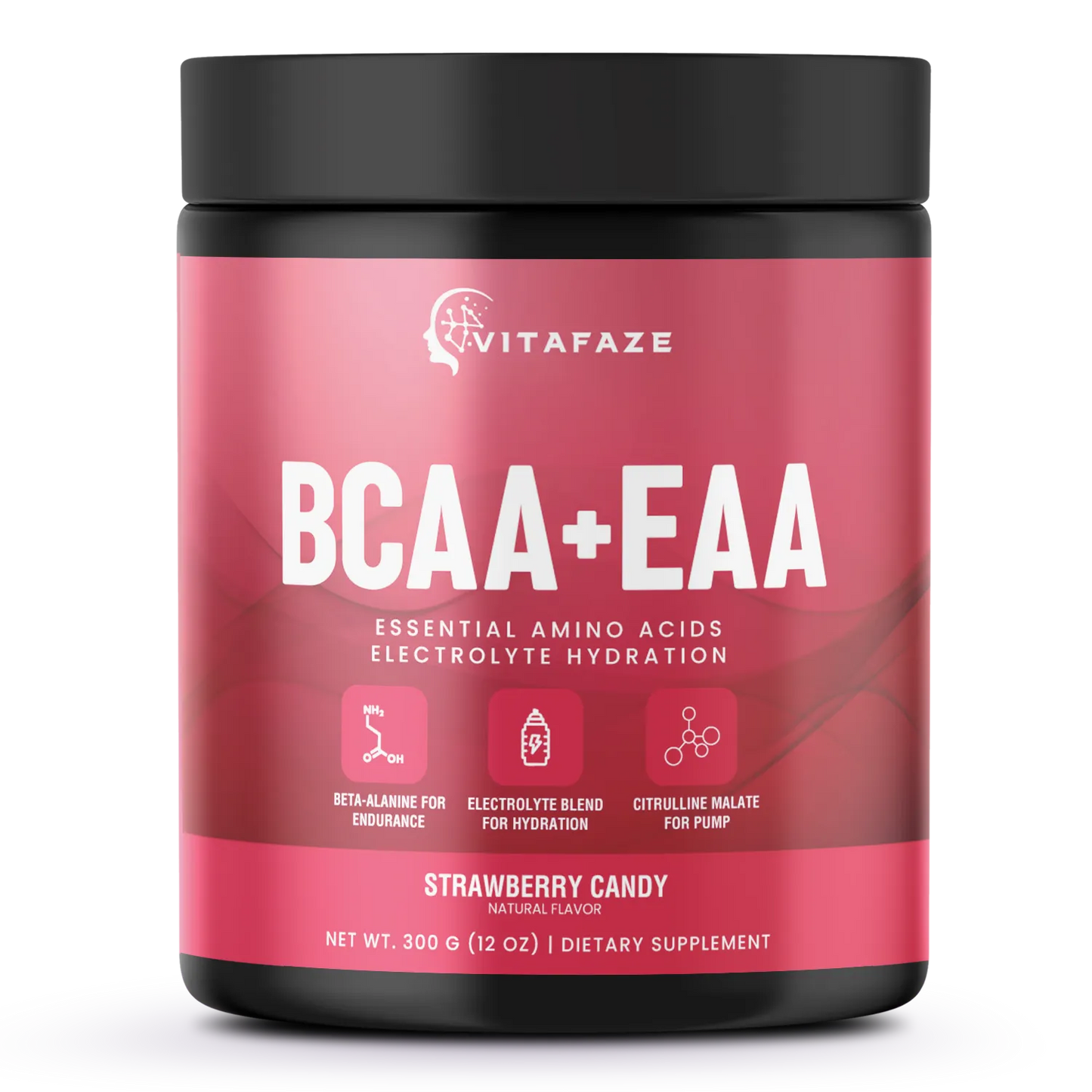 BCAA + EAA Strawberry Candy 300g w/Natural Flavor
