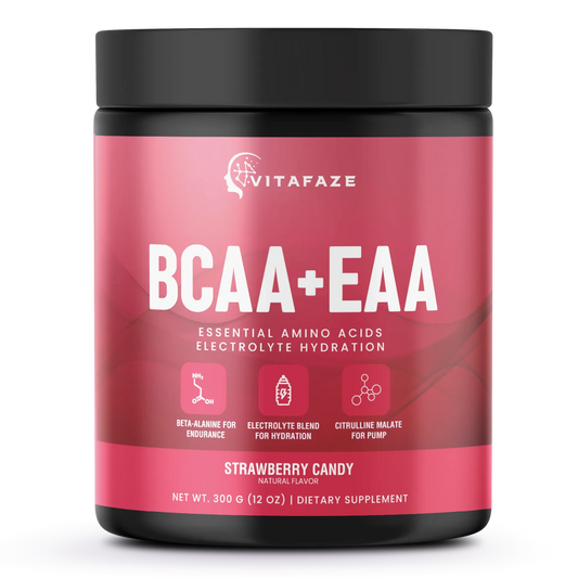 BCAA + EAA Strawberry Candy 300g w/Natural Flavor