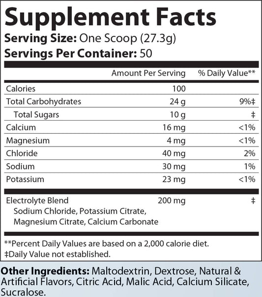 Recovery Carb + Electrolyte Summer Punch 1365g