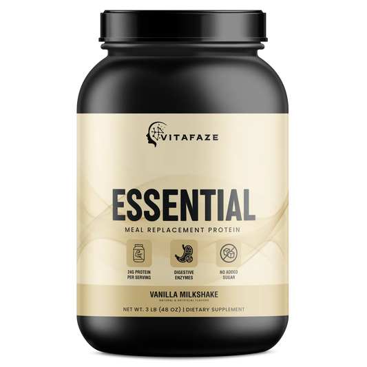 2.9lb Essential Meal Replacement Protein Vanilla Milkshake w/0% Added Suga