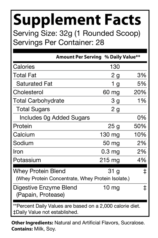 2lb Whey Cinnamon Swirl – 28 servings
