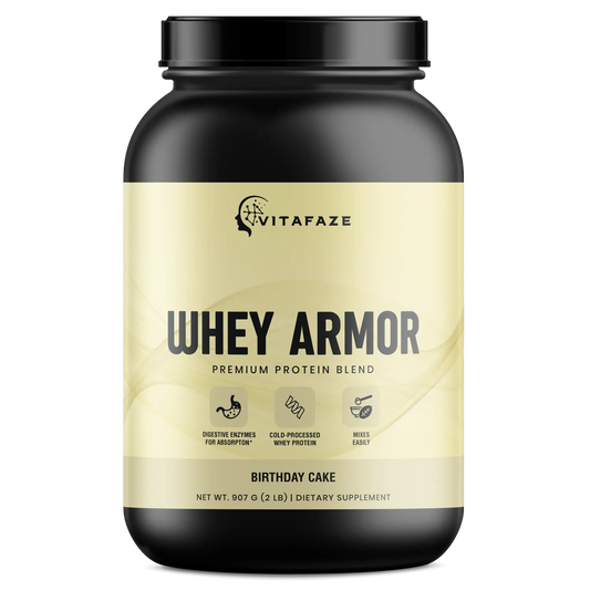 2lb Whey Armor Protein Birthday Cake
