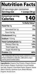 Vegan Protein Chocolate Shake - 1.5lb Pure Plant-Based Nutrition for Optimal Recovery