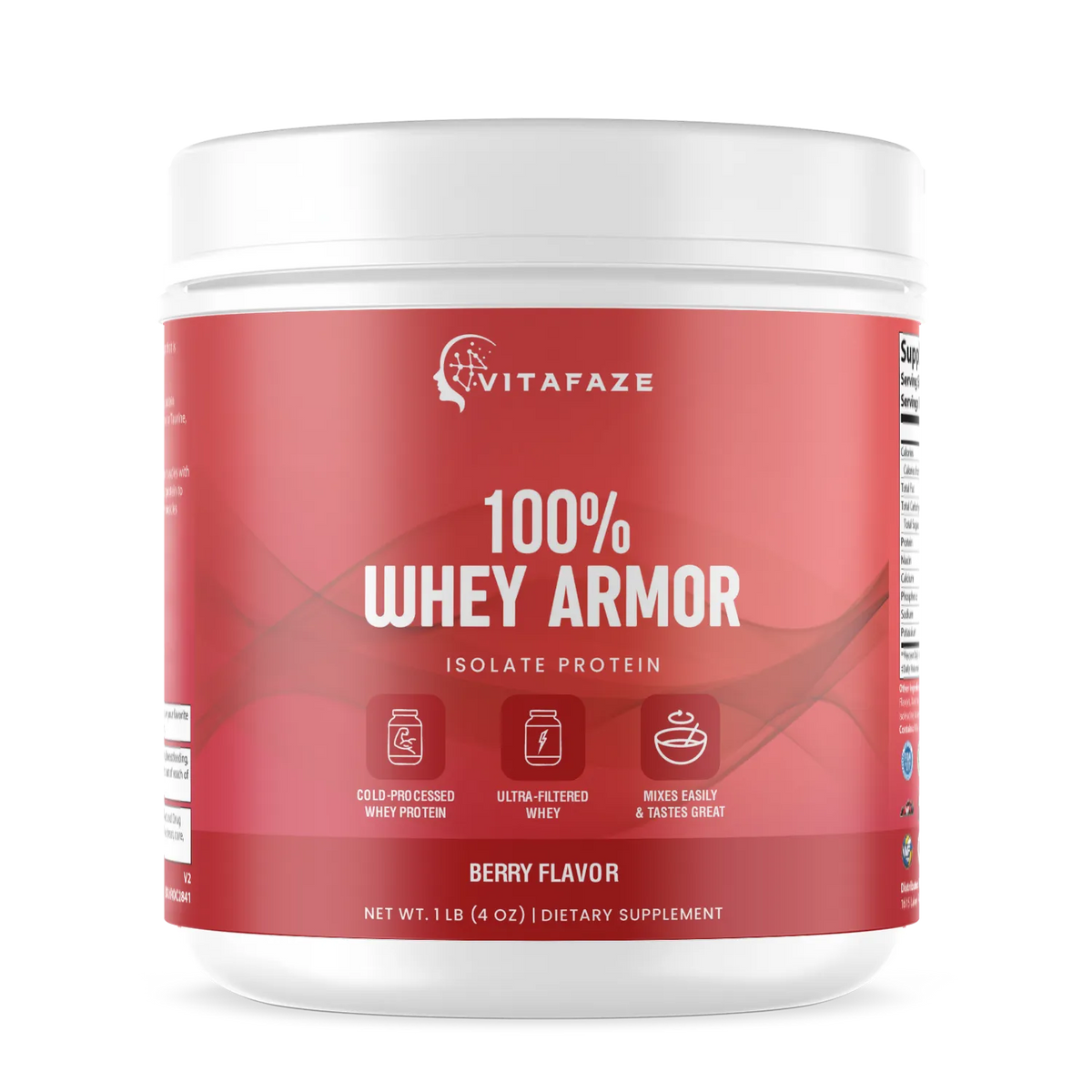 1lb Whey Armor Isolate Protein Berry