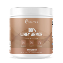 1lb Whey Protein Isolate Cappuccino – 25g Pure Protein Per Serving