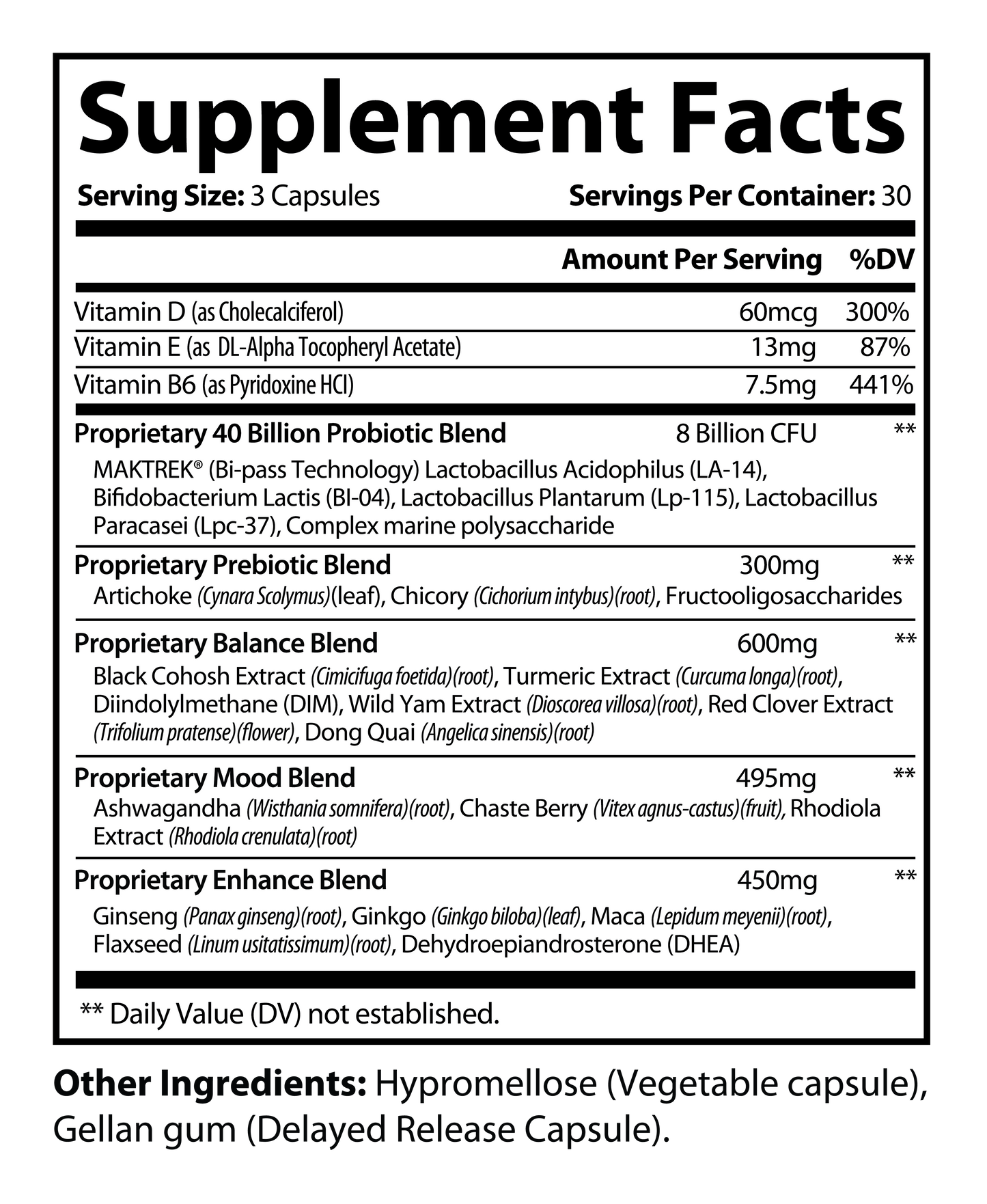 Women’s Vitality & Balance Stack