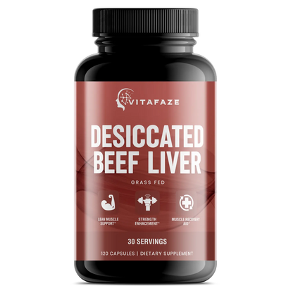 Grass Fed Desiccated Beef Liver Capsules – Pasture Raised