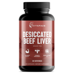 Grass Fed Desiccated Beef Liver Capsules – Pasture Raised