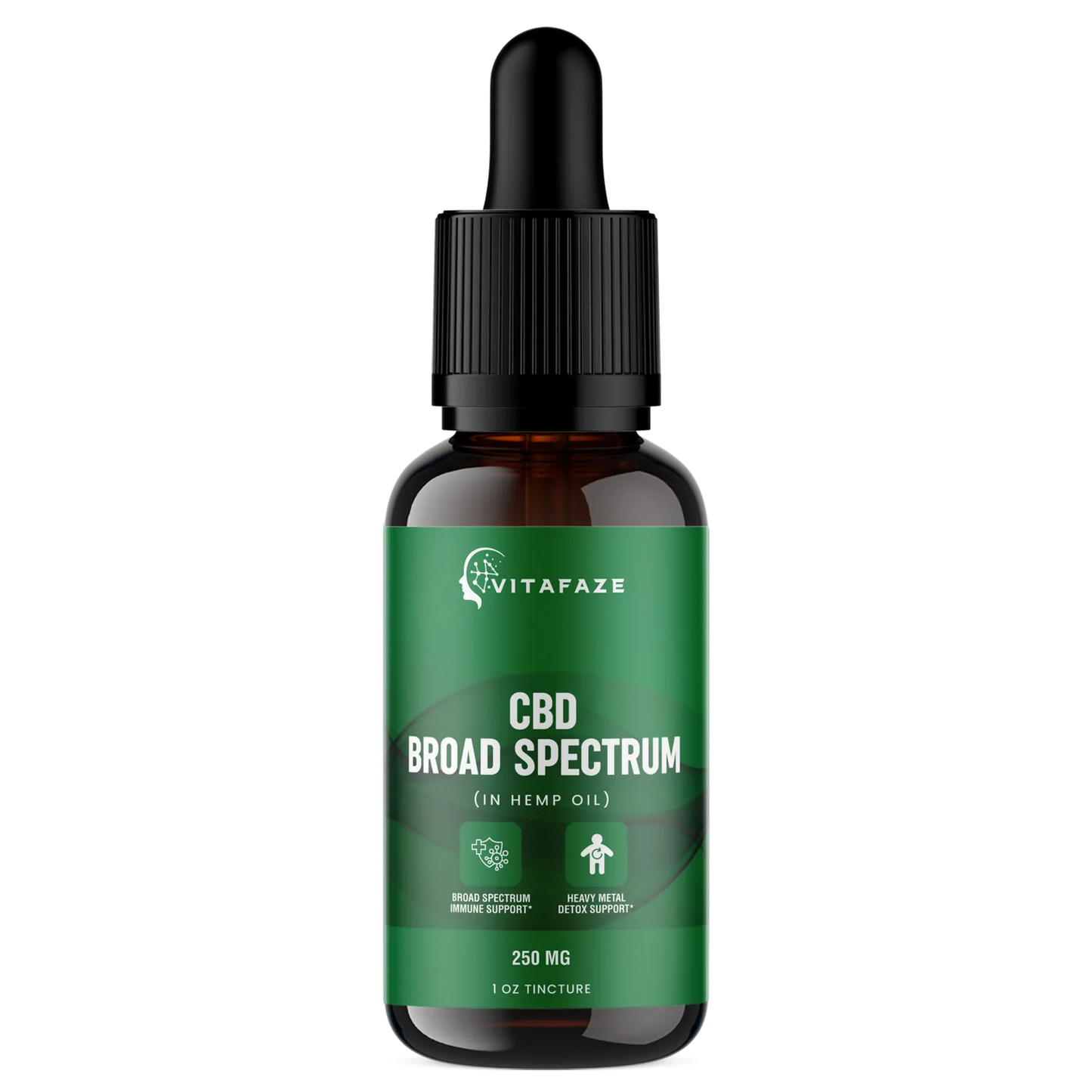 CBD Broad Spectrum (in Hemp Oil) – 250mg (1oz Tincture)