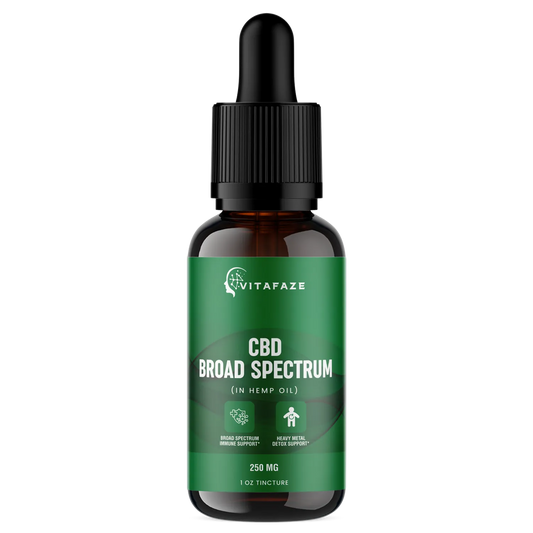 CBD Broad Spectrum (in Hemp Oil) – 250mg (1oz Tincture)