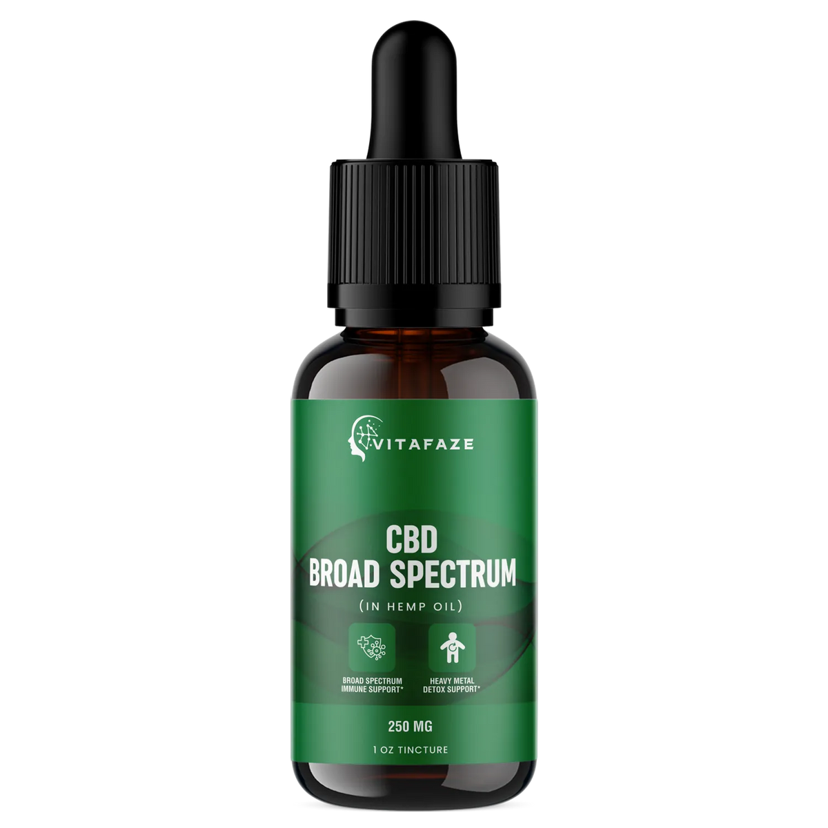 CBD Broad Spectrum (in Hemp Oil) – 250mg (1oz Tincture)