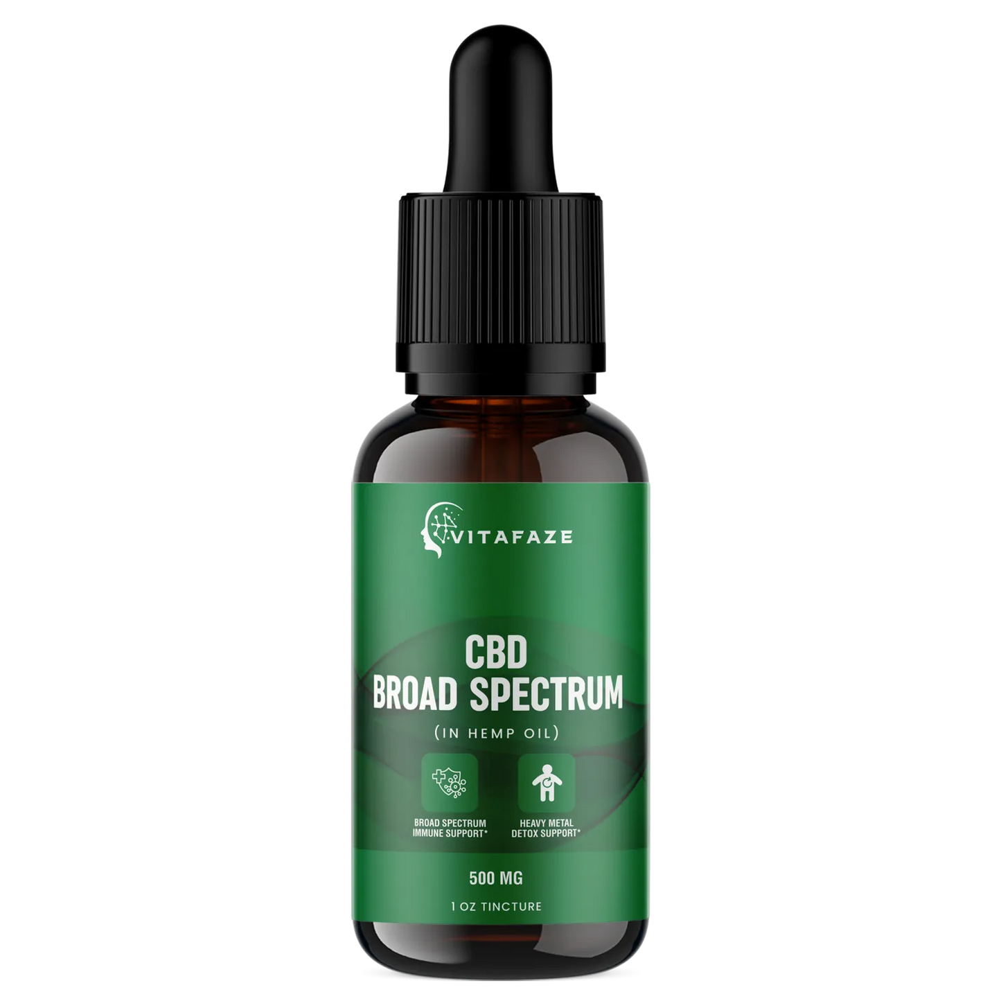 CBD Broad Spectrum (in Hemp Oil) – 500mg (1oz Tincture)