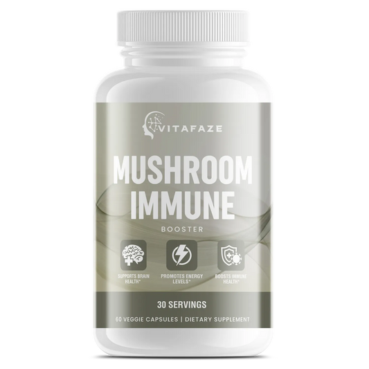 Mushroom Immune Booster: Chaga, Cordyceps, Reishi and Lion’s Mane