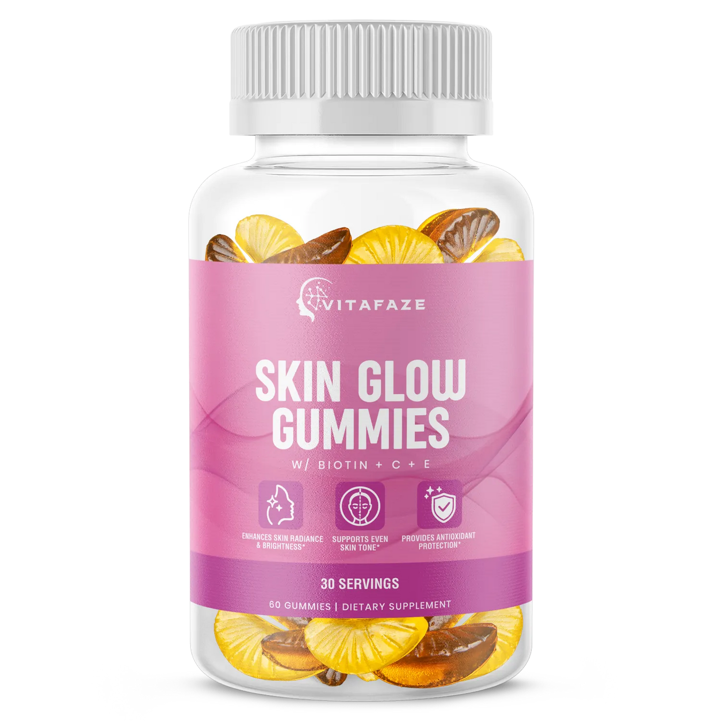 Skin Glow Gummies w/ Biotin + C + E