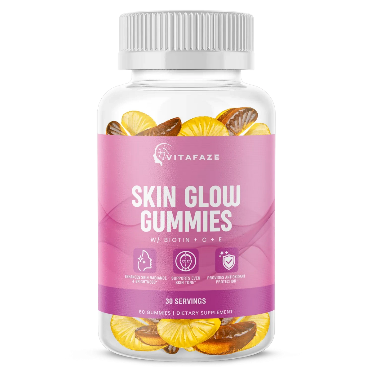 Skin Glow Gummies w/ Biotin + C + E