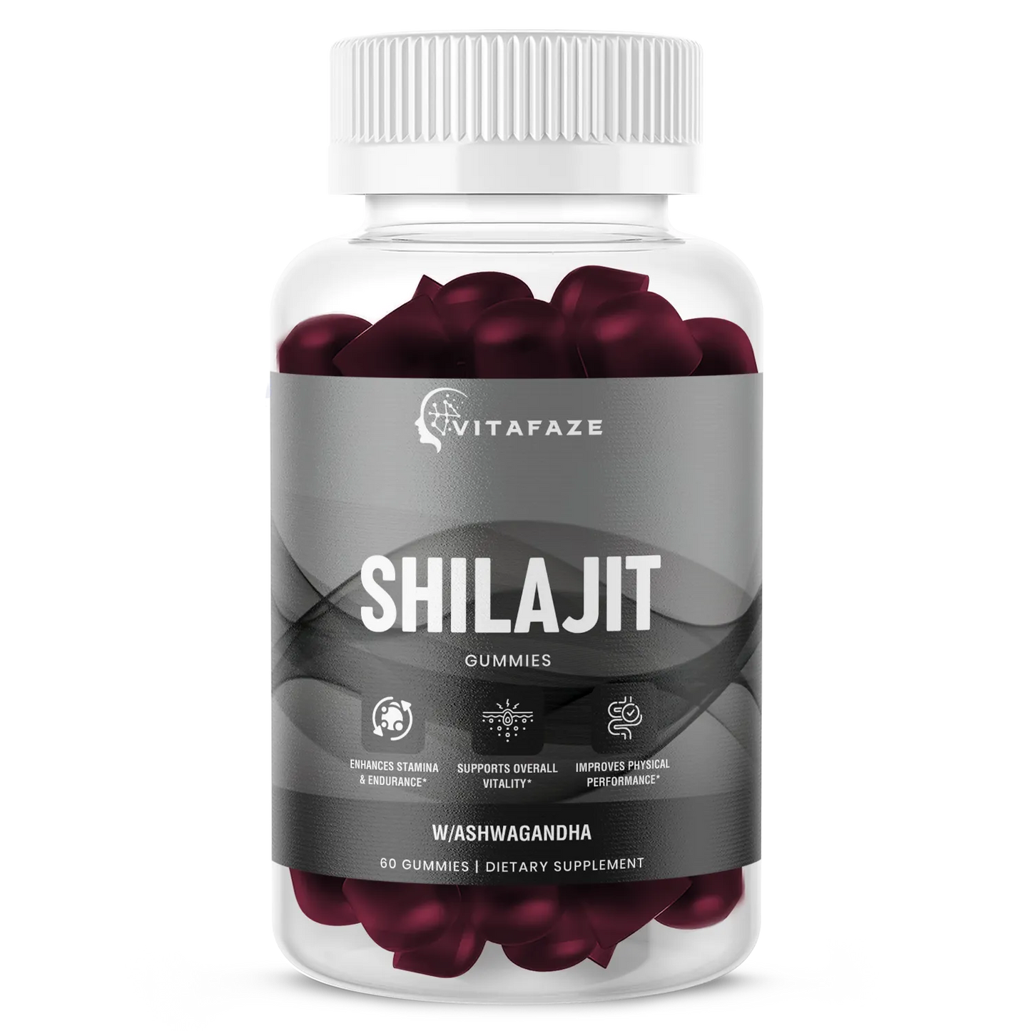Premium Shilajit Gummies w/Ashwagandha