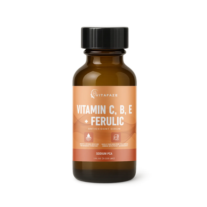 Vitamin C, B, E + Ferulic Antioxidant Serum, USA Made