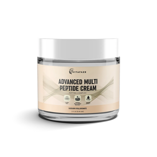 Advanced Multi Peptide Cream (Peptide Complex), USA Made, Clean & Vegan