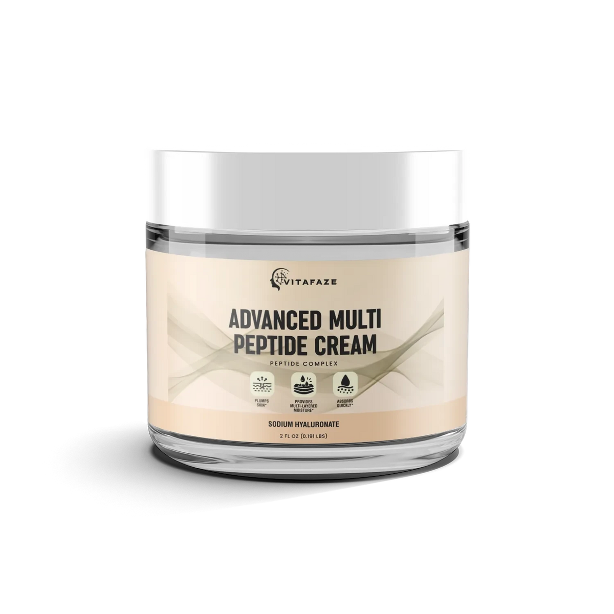 Advanced Multi Peptide Cream (Peptide Complex), USA Made, Clean & Vegan