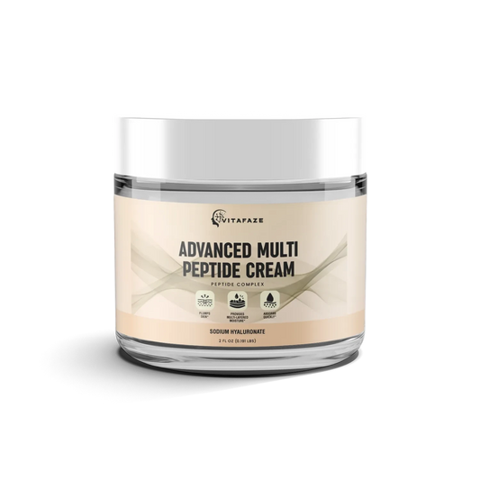 Advanced Multi Peptide Cream (Peptide Complex), USA Made, Clean & Vegan