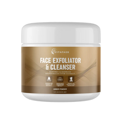 Natural Face Exfoliator & Cleanser with Honey & Bamboo for Radiant Skin